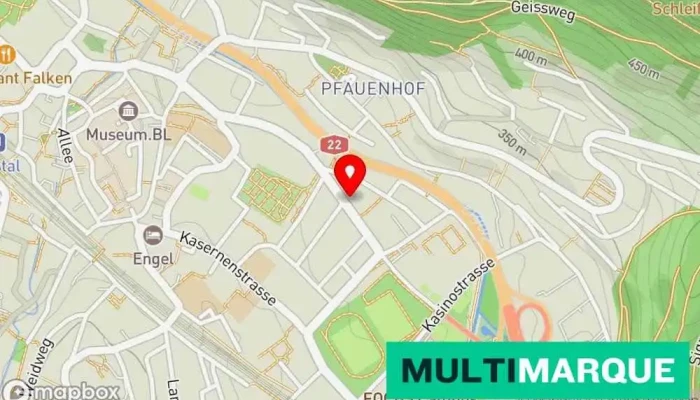 Zeller Ag Carrosserie Und Spritzwerk -  Karte - Liestal